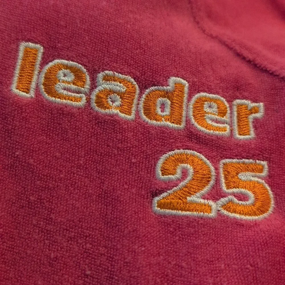 Vintage Y2K Infant‎ Hot Pink Terry Cloth Cheerleader Outfit